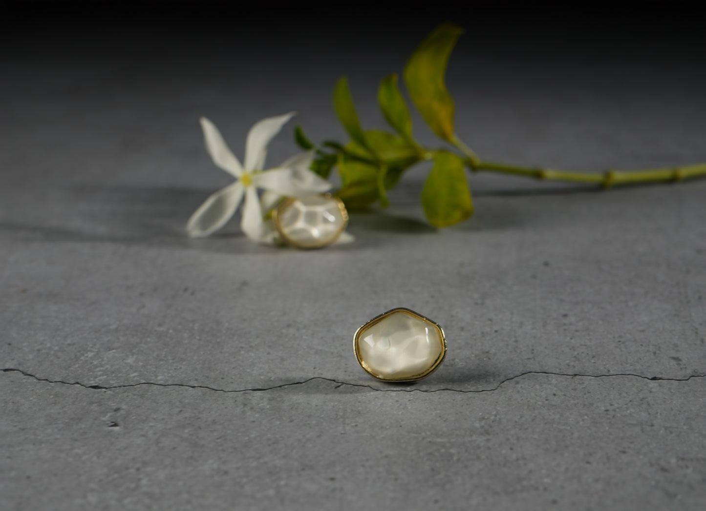 Water Ripple Effect Stud Earrings