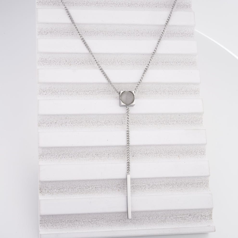 Silver Drop Necklace