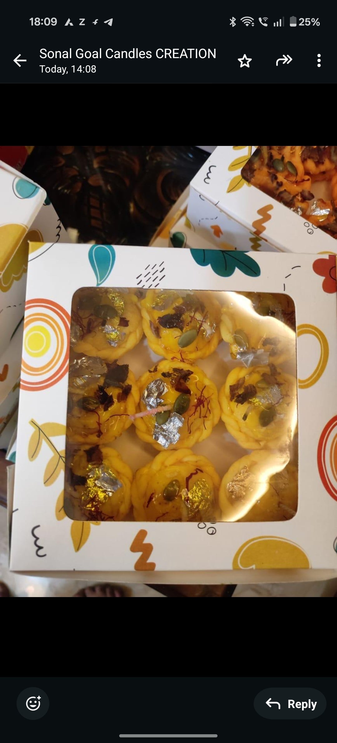 Gujia Candle – Festive Cheer -Set of 4