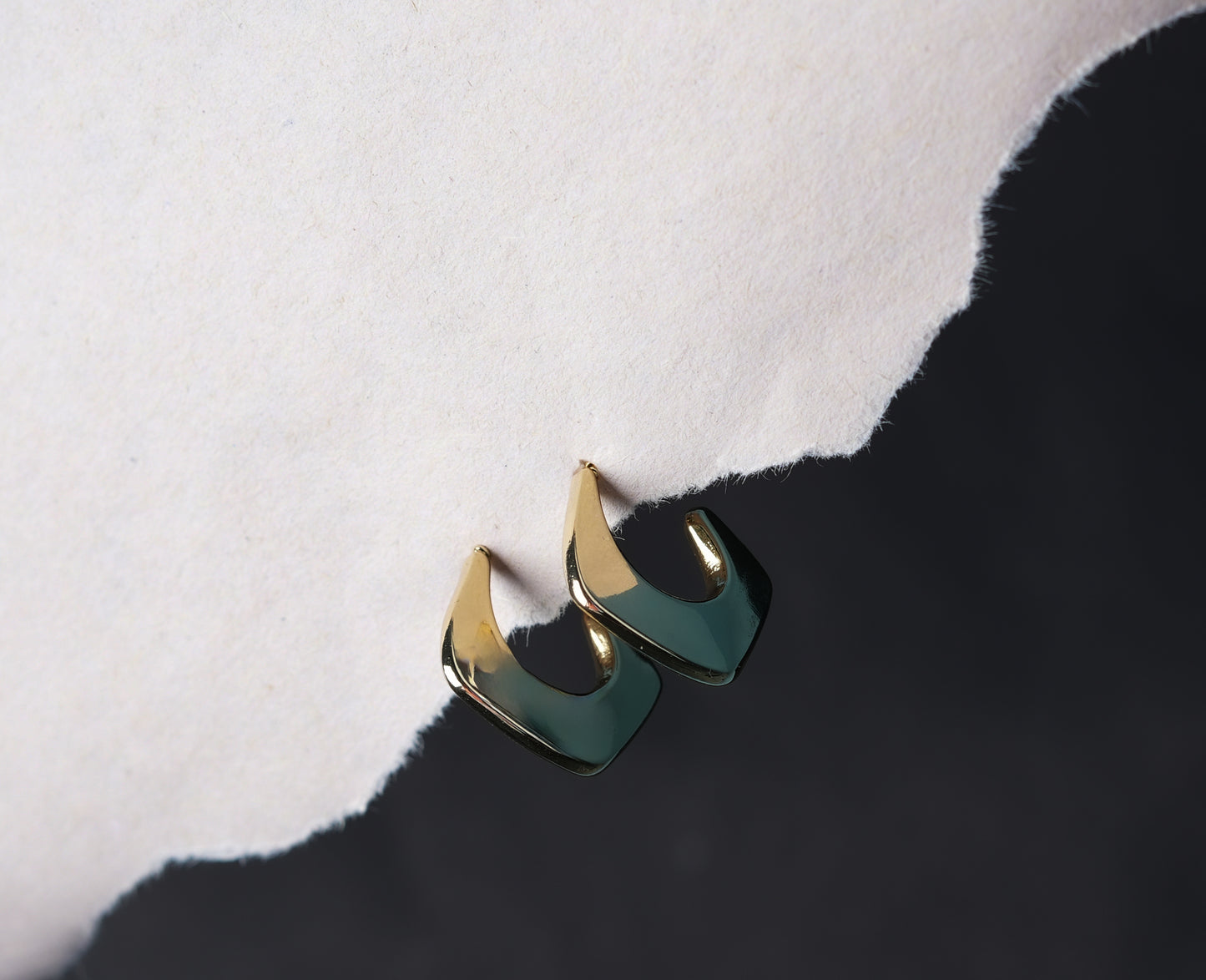 Modern Hoop Earrings