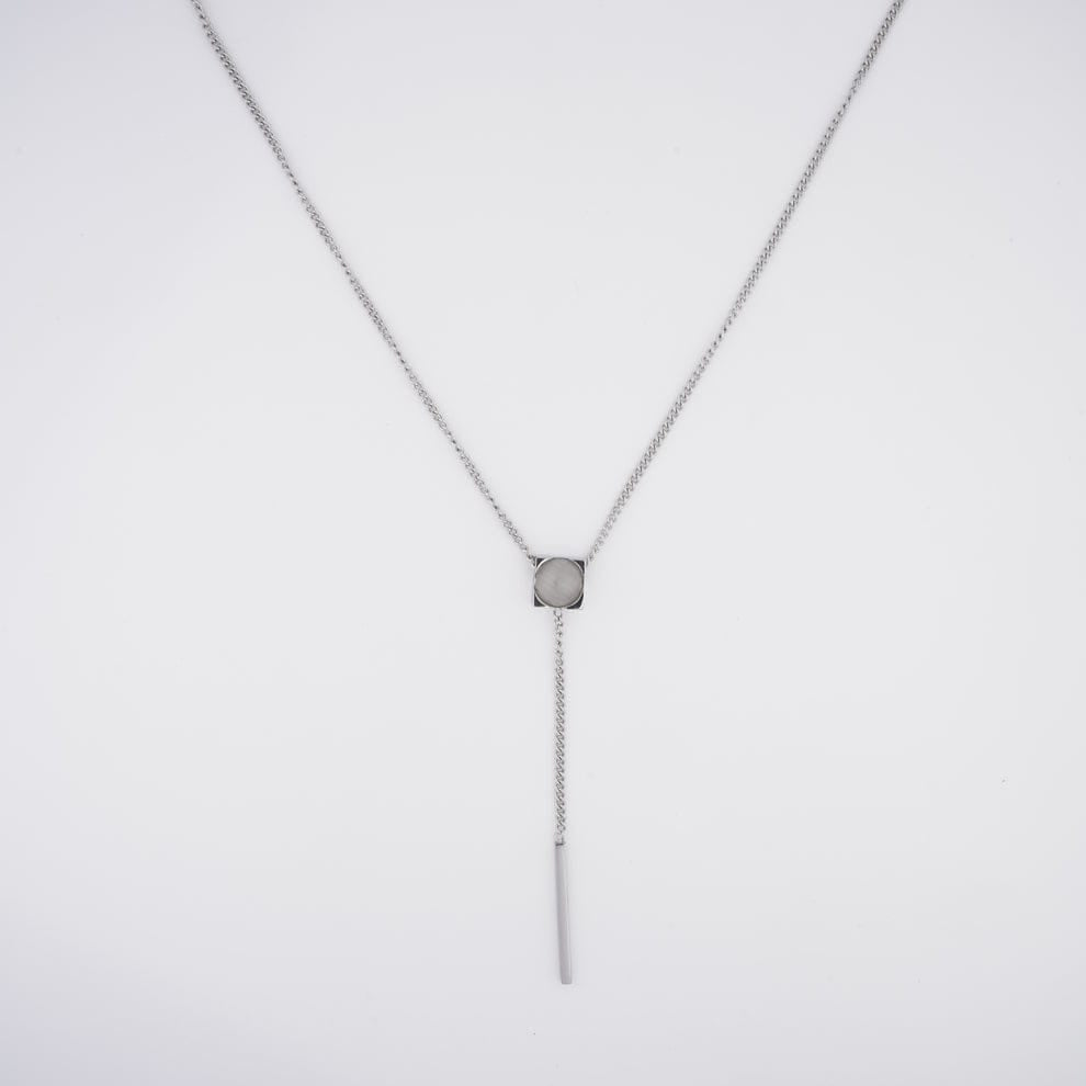 Silver Drop Necklace