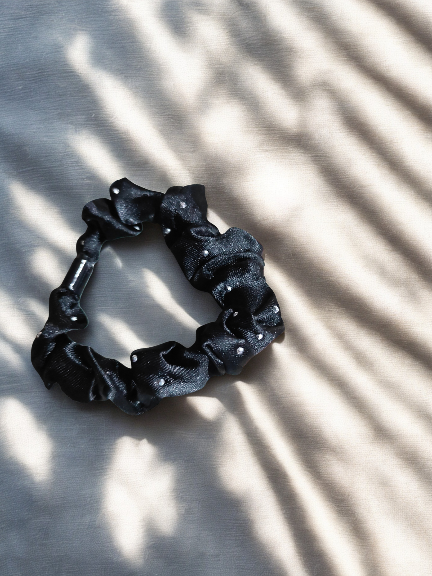 Elegant Satin Pearl Scrunchies